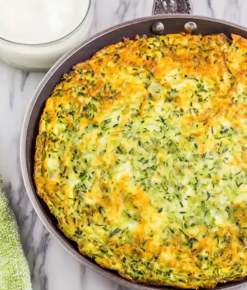 Cheesy Zucchini Frittata Recipe