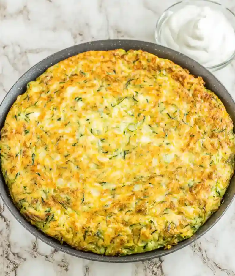 Cheesy Zucchini Frittata Recipe