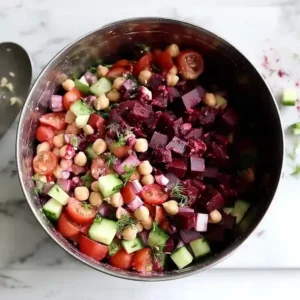 Chickpea and Beet Salad Recipe