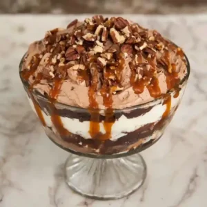 Chocolate Turtle Trifle Recipe