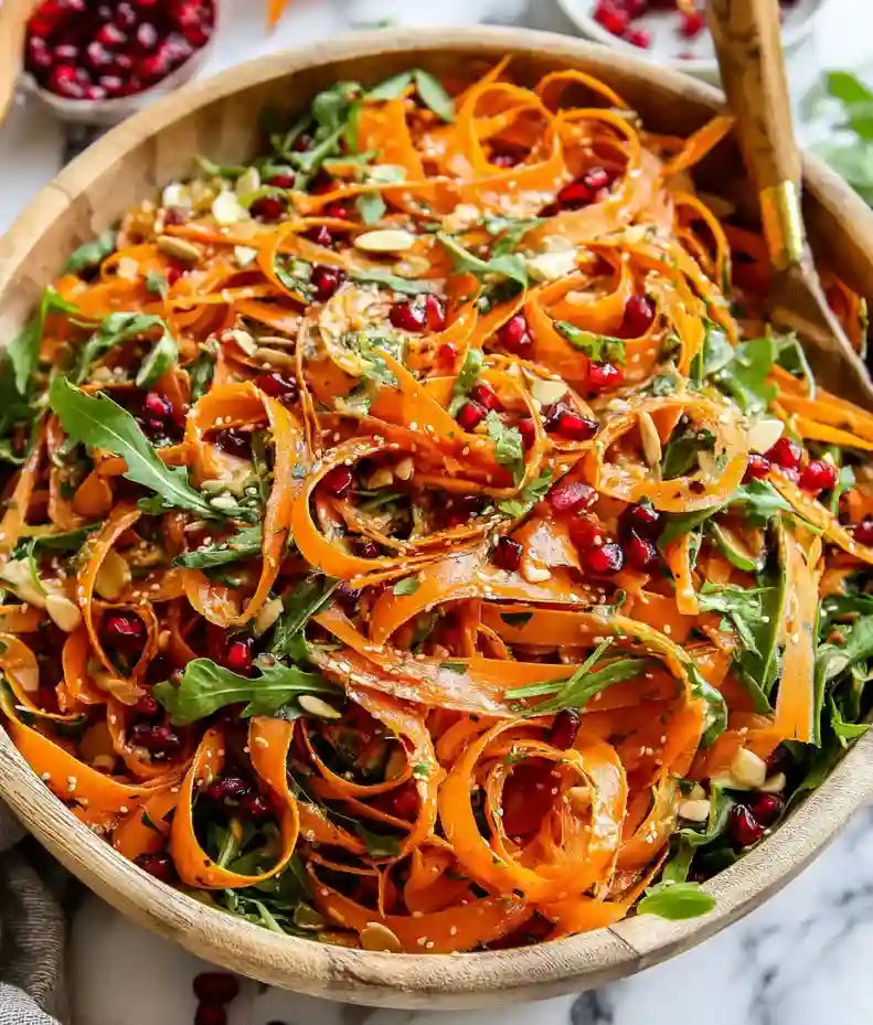 Citrus Miso Ginger Carrot Salad