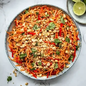 Colorful Sesame Ginger Carrot Salad