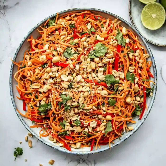 Colorful Sesame Ginger Carrot Salad