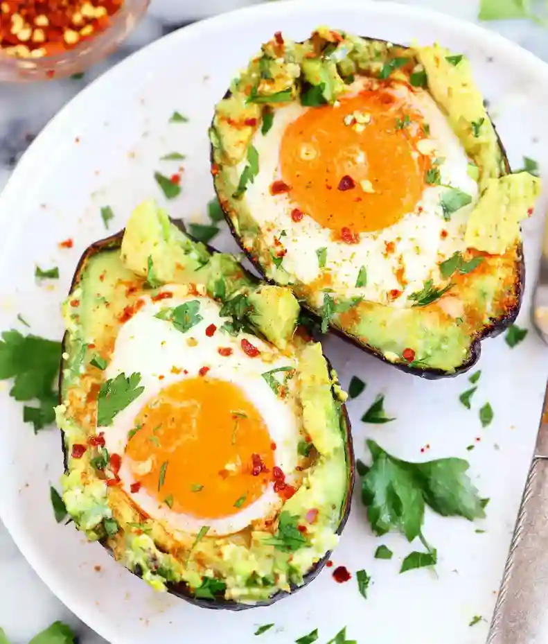 Creamy Avocado Egg Bake Recipe