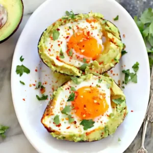 Creamy Avocado Egg Bake Recipe