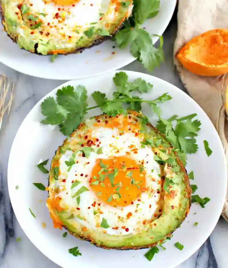 Creamy Avocado Egg Bake Recipe