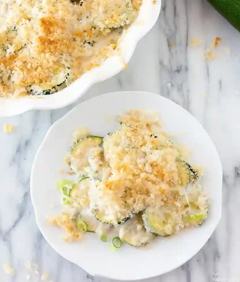 Creamy Cheesy Zucchini Casserole