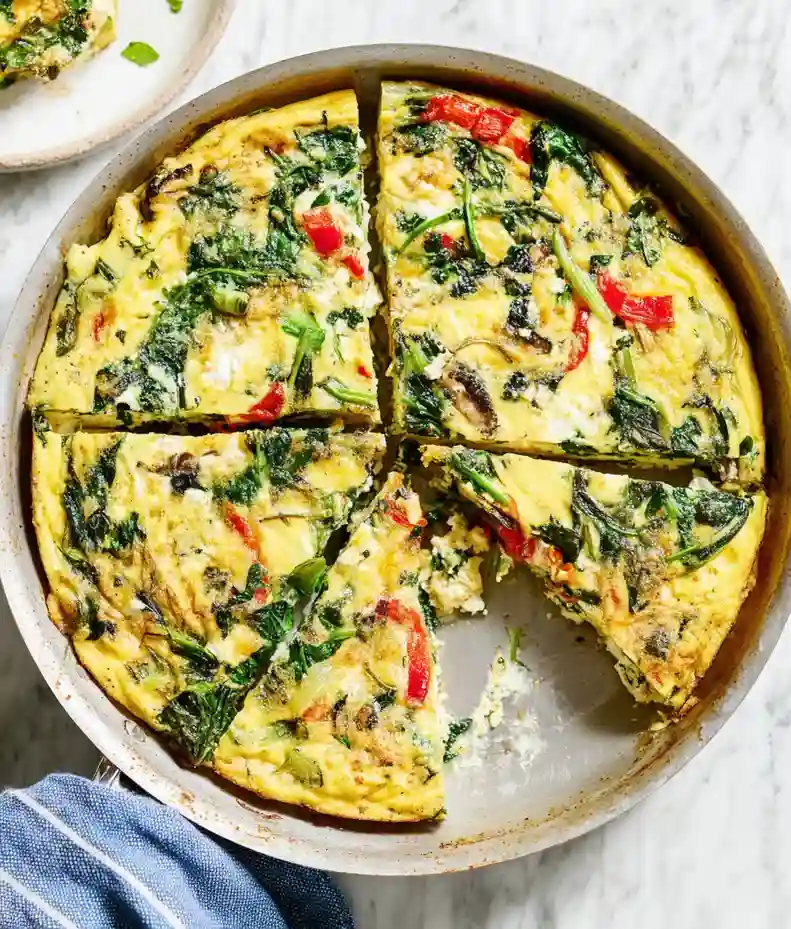 Creamy Cottage Cheese Frittata