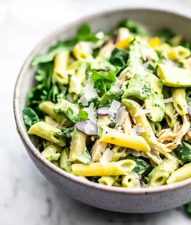 Creamy Green Goddess Pasta Salad