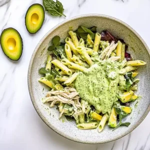 Creamy Green Goddess Pasta Salad