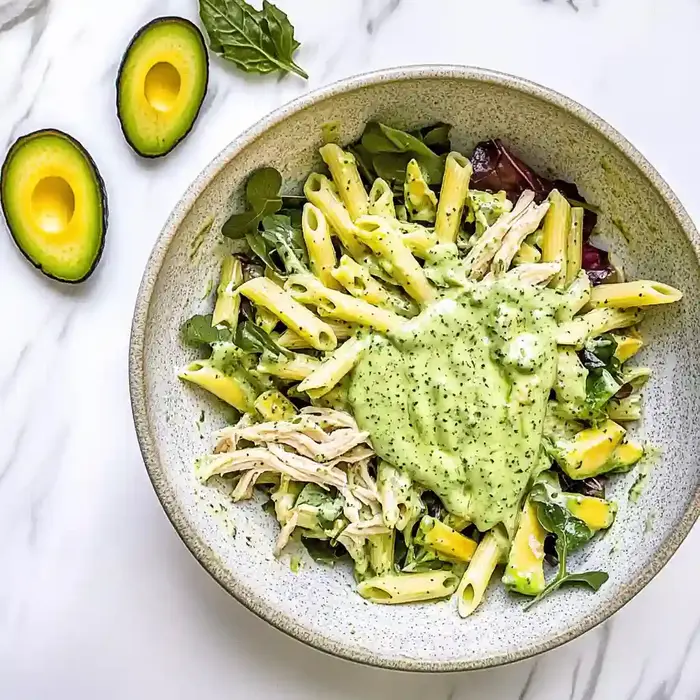 Creamy Green Goddess Pasta Salad