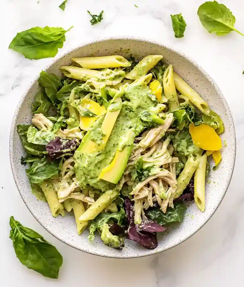 Creamy Green Goddess Pasta Salad