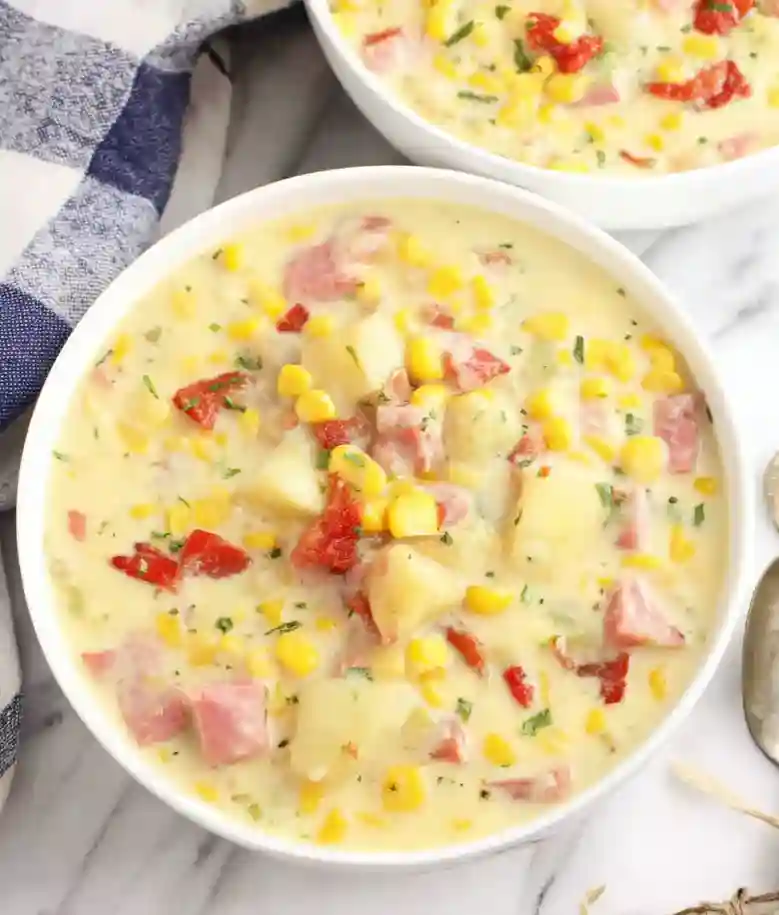 Creamy Ham and Corn Chowder