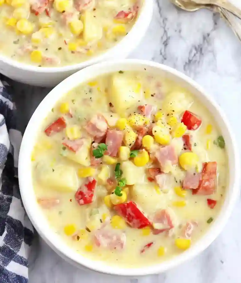 Creamy Ham and Corn Chowder