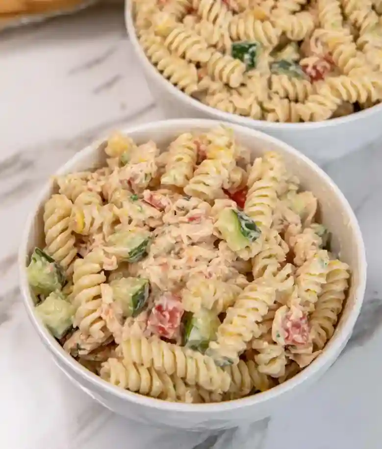 Creamy Honey Mustard Pasta Salad