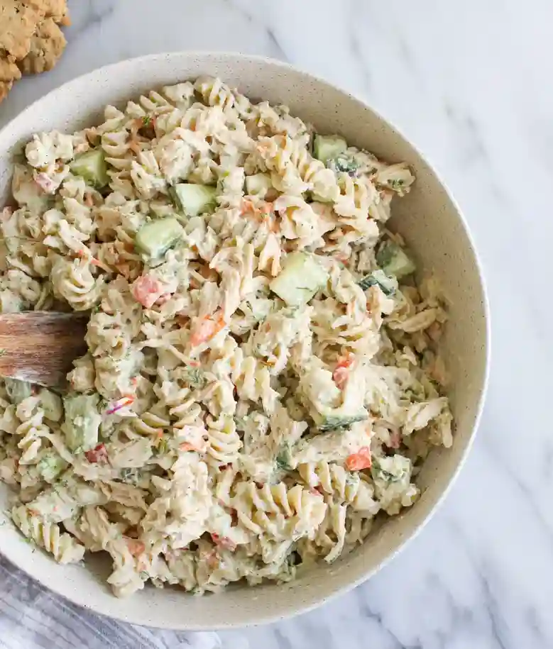 Creamy Honey Mustard Pasta Salad