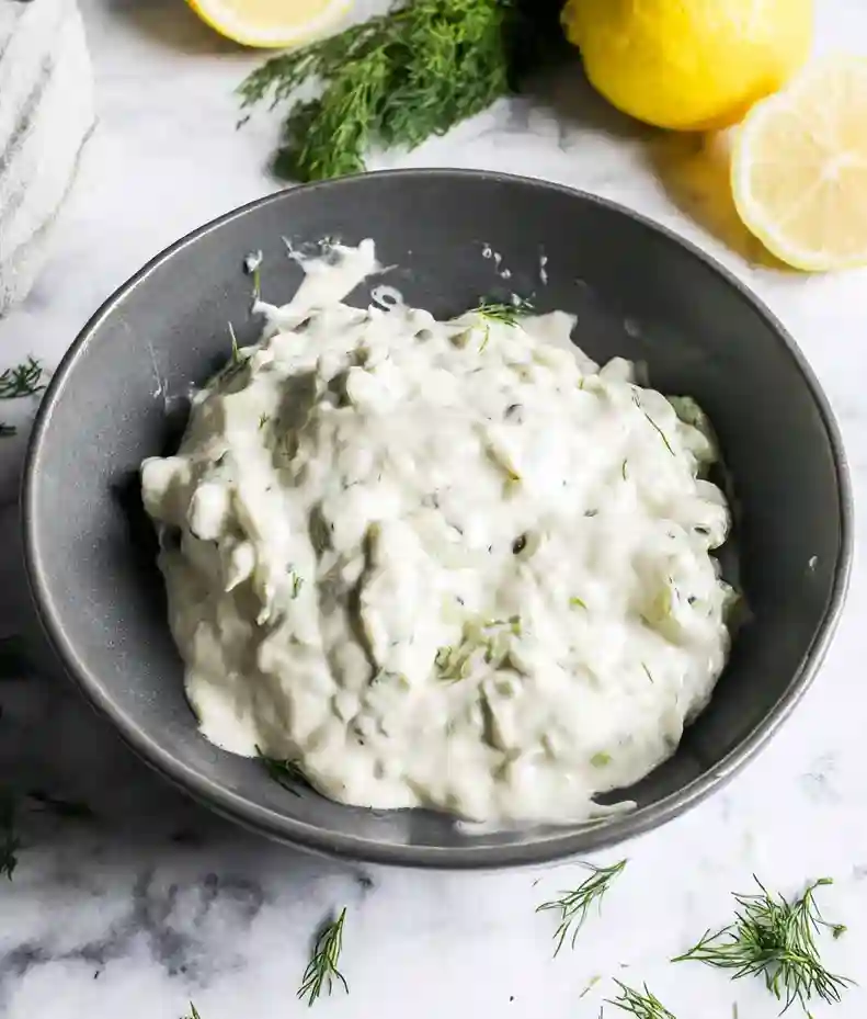 Creamy Lemon Caper Mayo Sauce