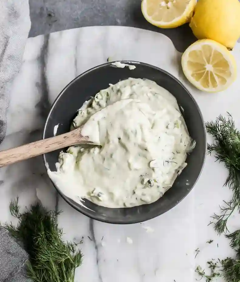 Creamy Lemon Caper Mayo Sauce