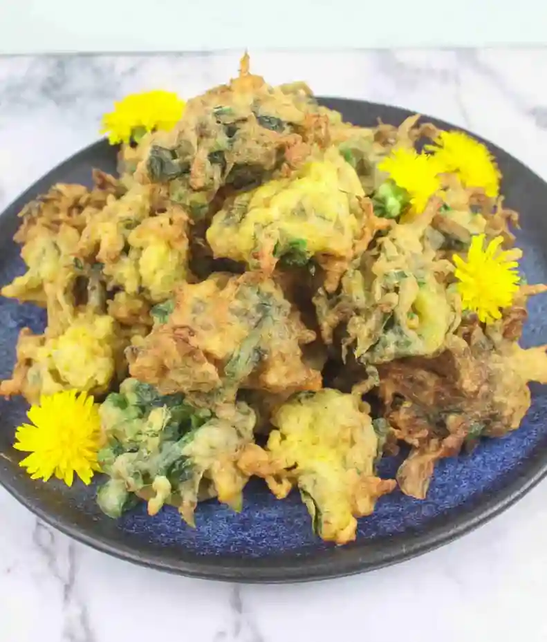 Crispy Dandelion Flower Fritters