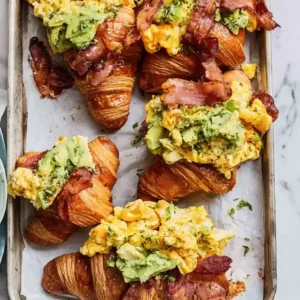 Croissant Breakfast Sandwiches With Tomato Jam