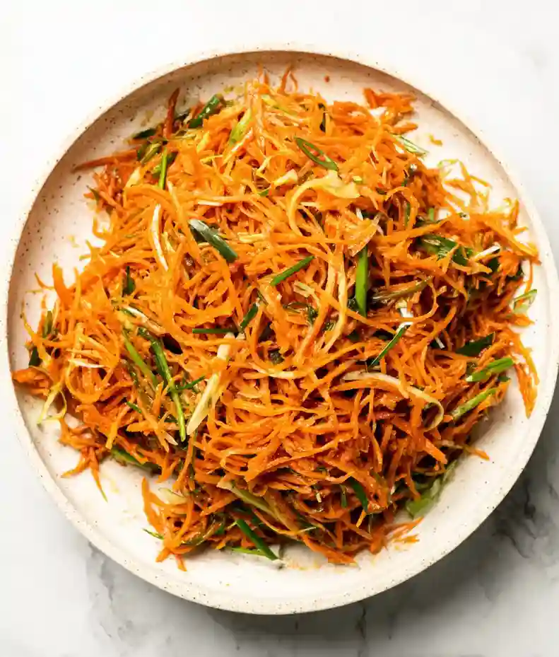 Crunchy Chili Crisp Carrot Salad