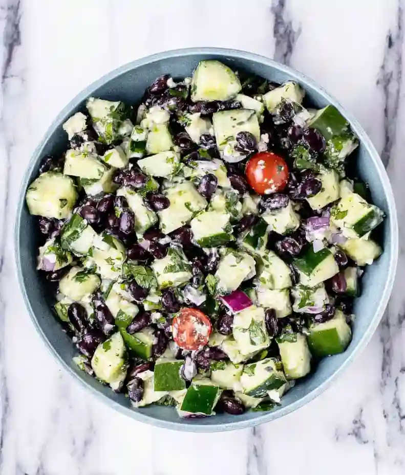 Cucumber Black Bean Salad Recipe