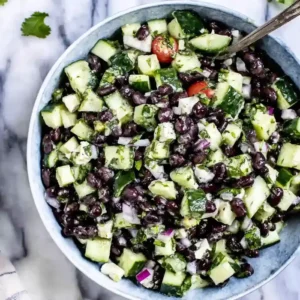 Cucumber Black Bean Salad Recipe