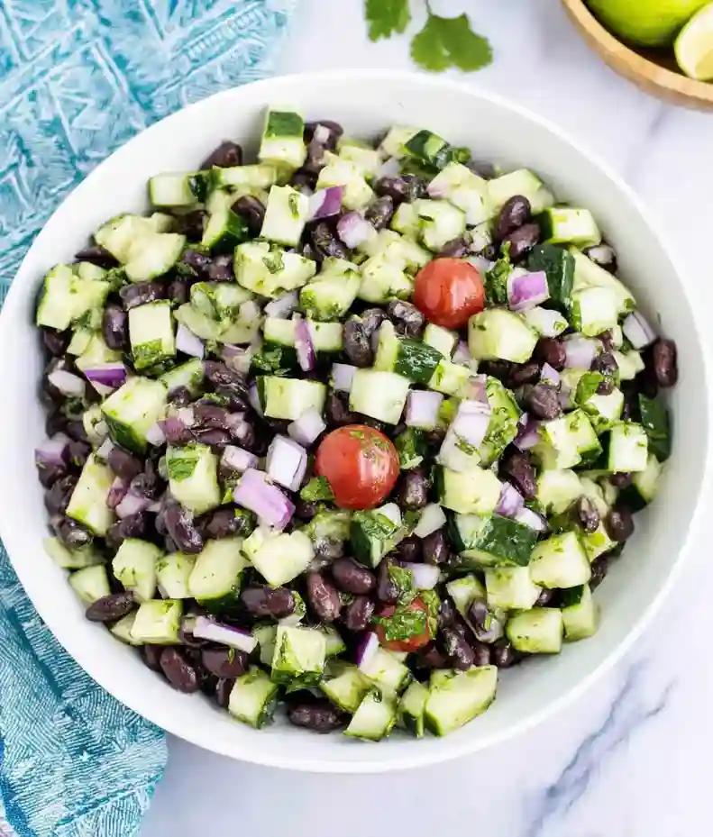 Cucumber Black Bean Salad Recipe