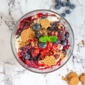 Delicious Berry Compote Parfait