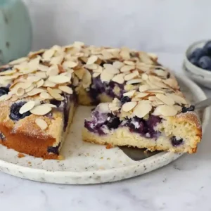 Delicious Blueberry Almond Coffee Cake