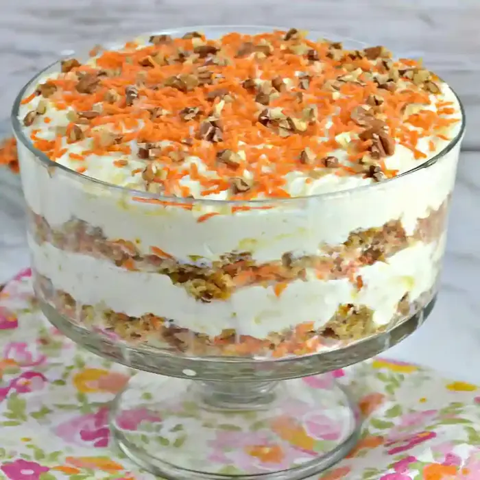 Delicious Carrot Cake Trifle Recipe