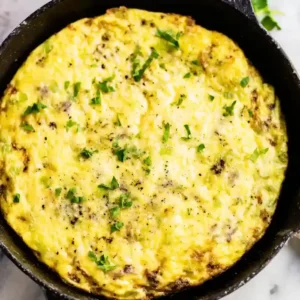Delicious Gruyere Leek Frittata