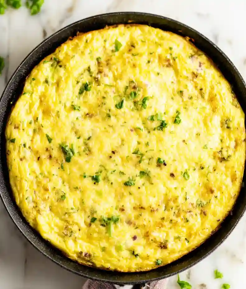 Delicious Gruyere Leek Frittata