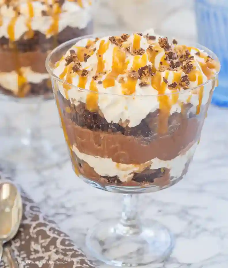 Delicious Salted Caramel Chocolate Trifle