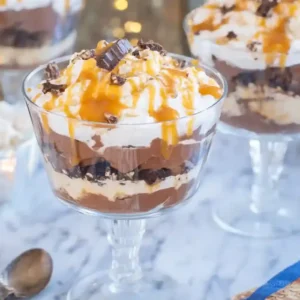 Delicious Salted Caramel Chocolate Trifle