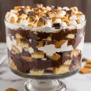 Delicious S'mores Trifle Dessert