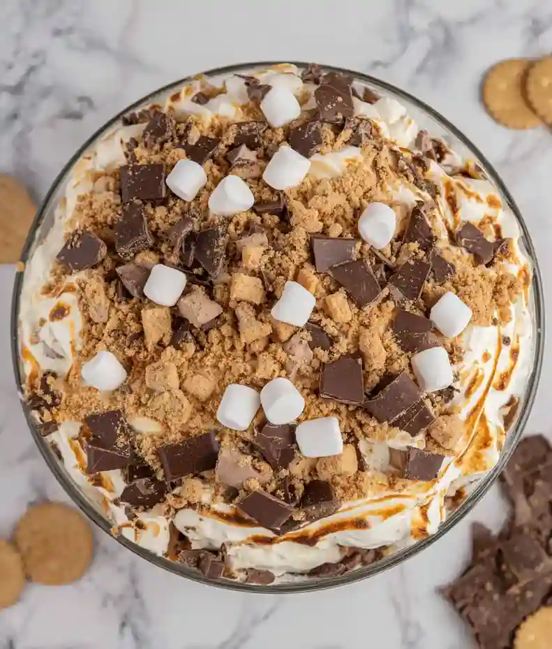 Delicious S'mores Trifle Dessert