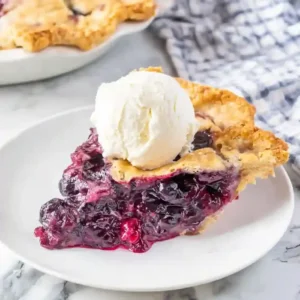 Delicious Strawberry Blueberry Pie