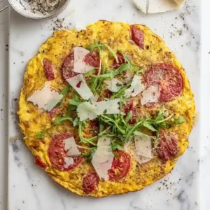 Delicious White Pizza Frittata