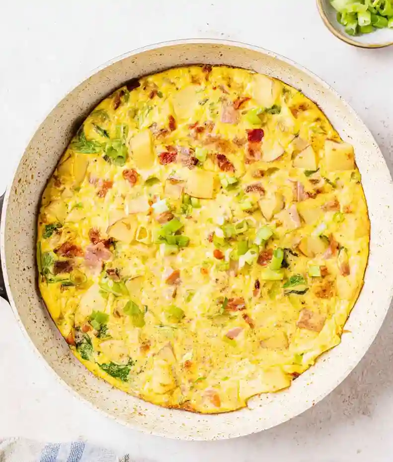Easy Baked Potato Frittata Recipe
