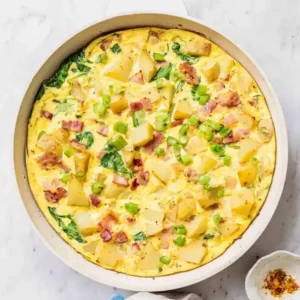 Easy Baked Potato Frittata Recipe