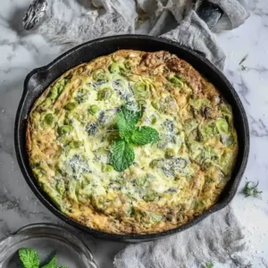 Easy Broad Bean Frittata Recipe