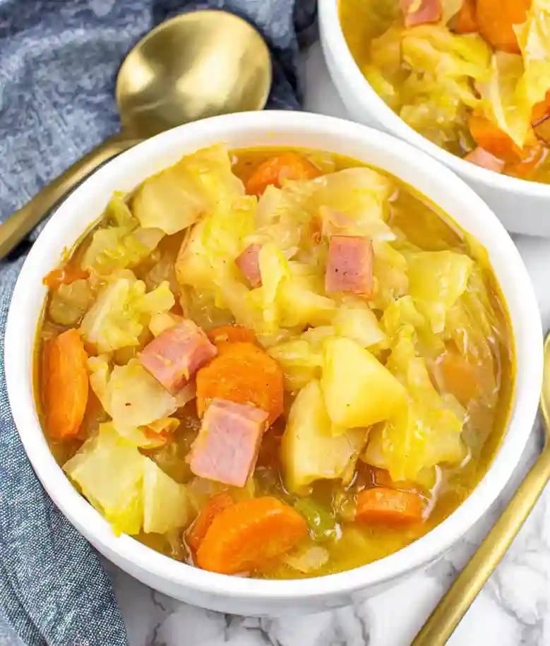 Easy Ham and Cabbage Soup