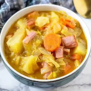 Easy Ham and Cabbage Soup