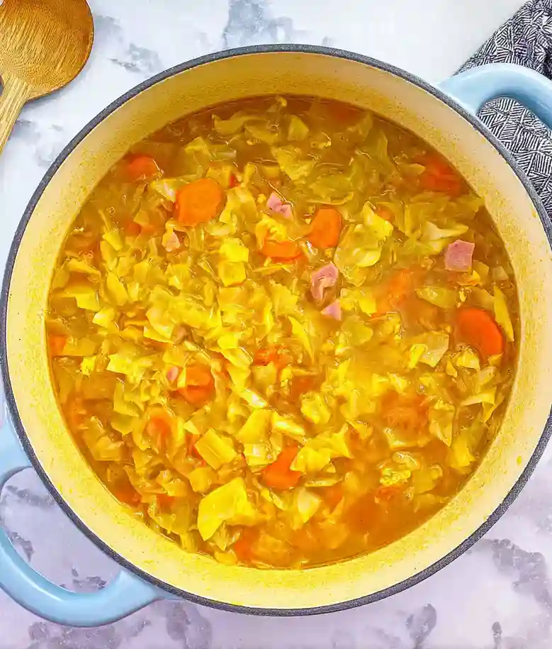 Easy Ham and Cabbage Soup