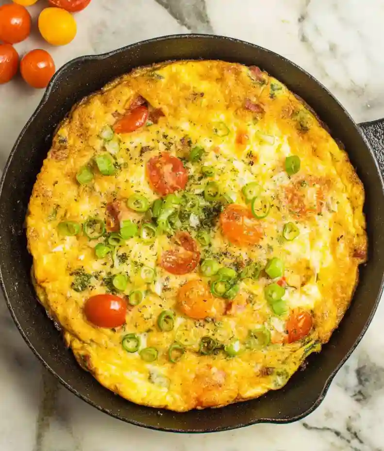Easy Ham and Cheese Frittata