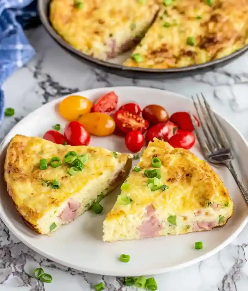Easy Ham and Cheese Frittata