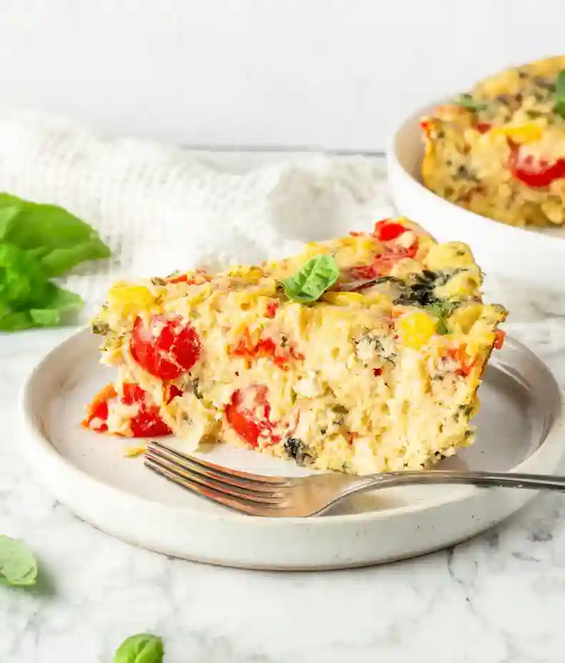Easy High Protein Cottage Cheese Egg Bake