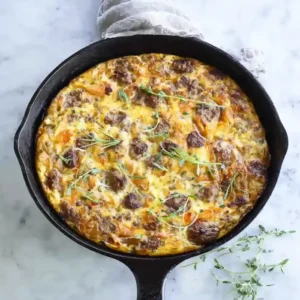 Easy Italian Sausage Frittata Recipe