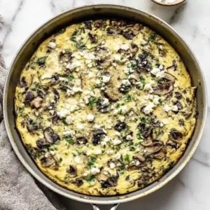 Easy Mushroom Frittata Recipe